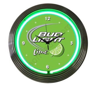 Bud light neon clock