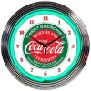 Coca cola neon clock