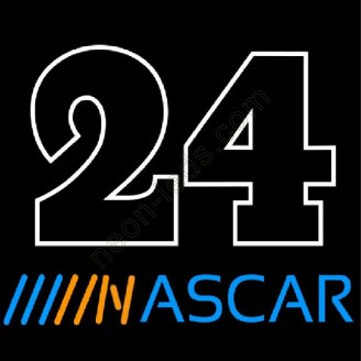 24 NASCAR Neon Auto Sign