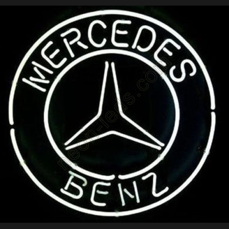 Big Mercedes Benz Logo neon auto sign