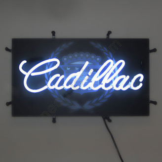 Cadillac neon auto sign