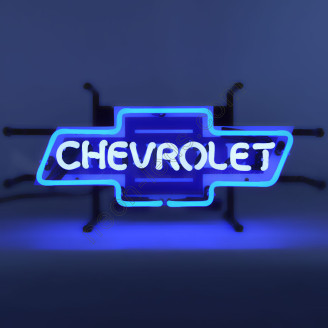 Chevrolet bowtie neon auto sign