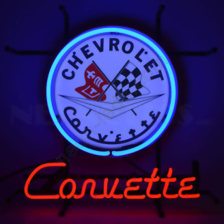 Corvette C1 neon auto sign