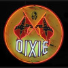 Dixie Gasoline Neon Auto Sign