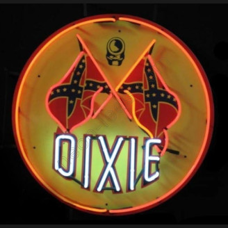 Dixie Gasoline Neon Auto Sign
