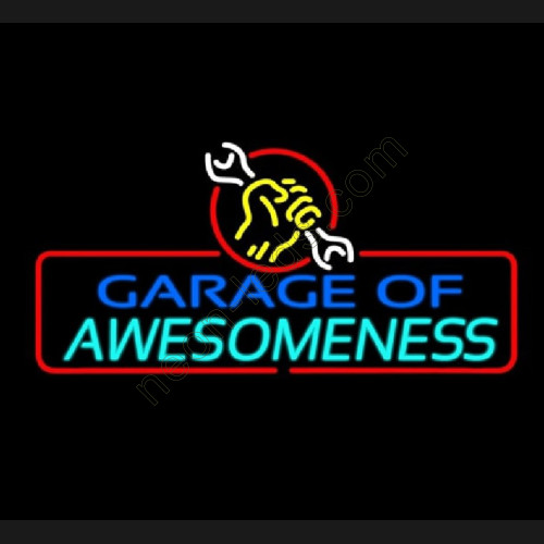 Garage Of Awesomeness Neon Sign-WL-GAR12