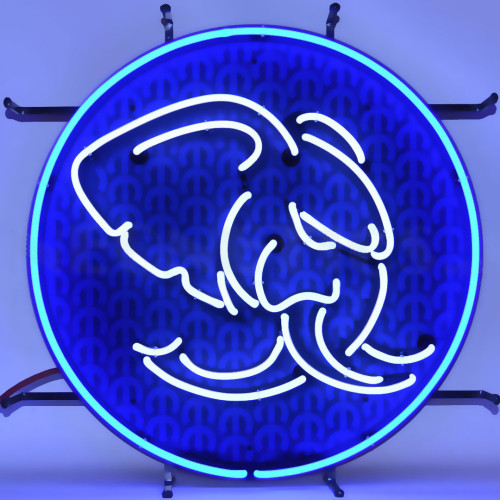 Hellephant morpar hemi neon auto sign