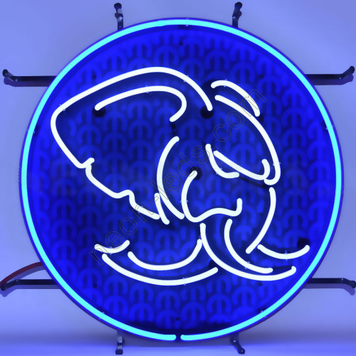 Hellephant morpar hemi neon auto sign-WL-TEL014