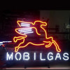 Mobilgas Oil Neon Auto Sign