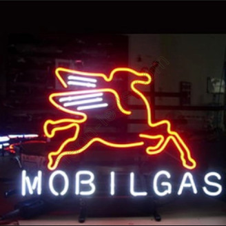 Mobilgas Oil Neon Auto Sign