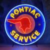 Pontiac service neon auto sign