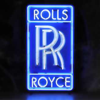 Rolls Royce neon auto sign