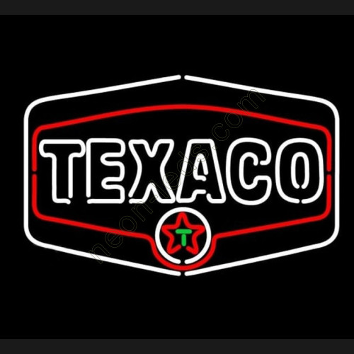 Texaco Gasoline Logo Neon Auto Sign-WL-NTG22