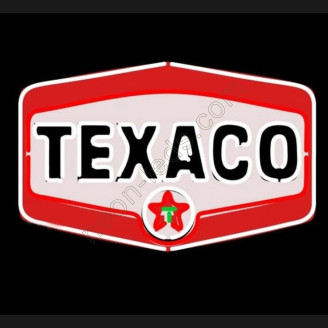 Texaco Gasoline Neon Auto Sign