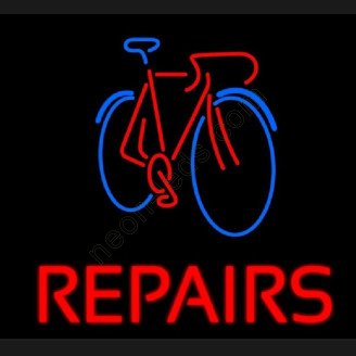 Bicycle Repairs Neon Sign