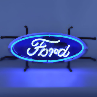 FORD OVAL NEON AUTO SIGN