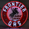 FRONTIER GASOLINE NEON AUTO SIGN