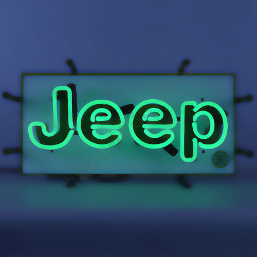 JEEP GREEN NEON AUTO SIGN-WL-AUN129