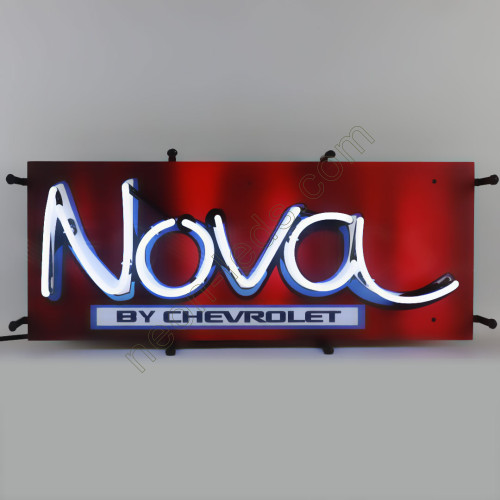NOVA BY CHEVROLET NEON AUTO SIGN-WL-AUN132