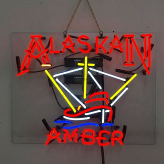 Alaskan Amber  neon beer sign