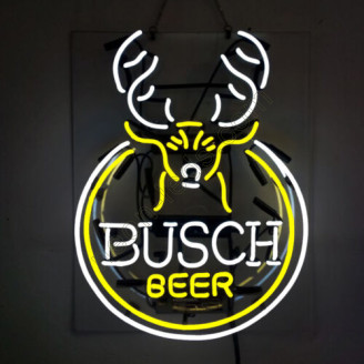Busch beer neon beer sign
