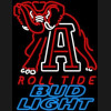 Bvd bud light neon beer sign