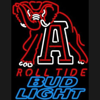 Bvd bud light neon beer sign