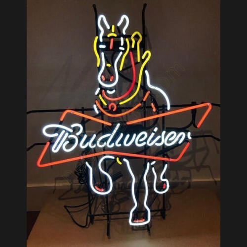 Clydesdale Horse neon beer sign-WL-BEE546