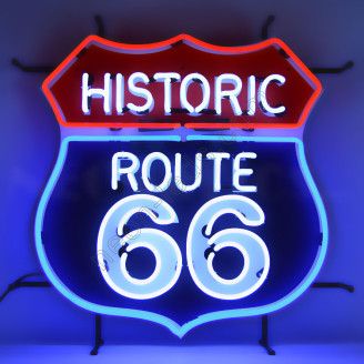 ROUTE 66 NEON AUTO SIGN