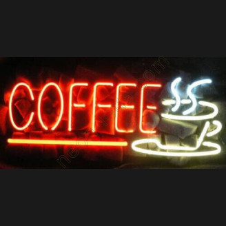 Coffee neon beer sign