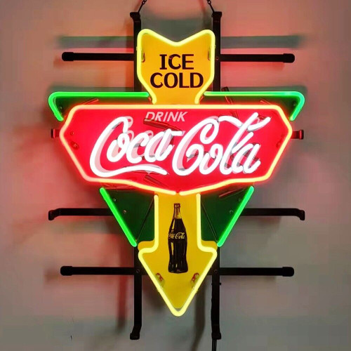 Cola Coke neon beer sign