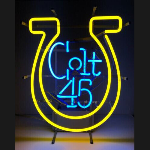 COLT 45 neon beer sign-WL-NS803