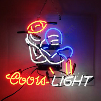 Coors Light Baseball Neon Beer Sign