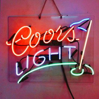 Coors Light Neon Beer Sign