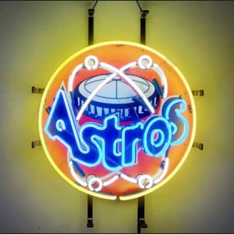 Huston Astros Neon Sign