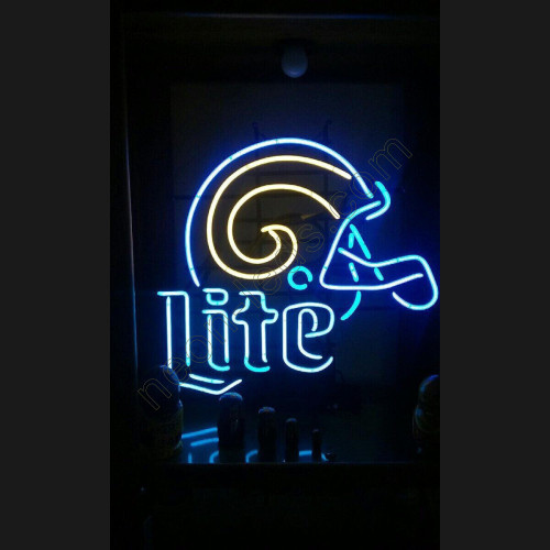 Los Angeles Rams Lite neon beer sign-WL-NS838