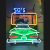 50’s drive in Wild one neon auto sign