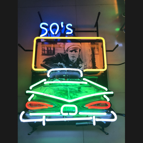 50’s drive in Wild one neon auto sign-WL-NS864