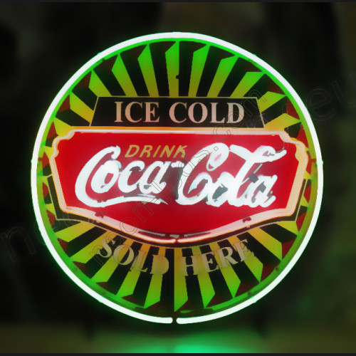 Coca-Colaicecold fifties neon beer sign-WL-NS866