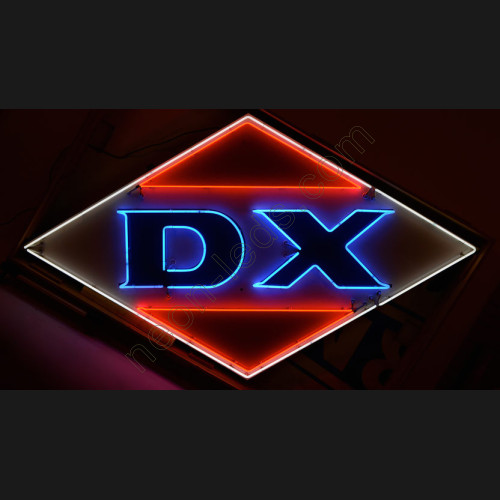 DX Gasoline Neon Auto Sign-WL-NS867