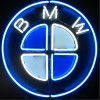 BMW Service Neon Auto Sign