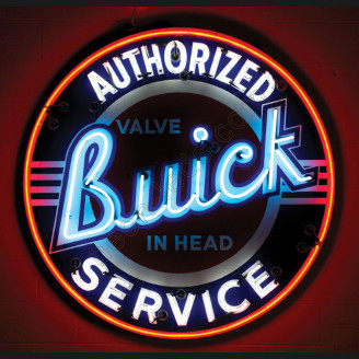 Authorized Service Buick Neon Auto Sign