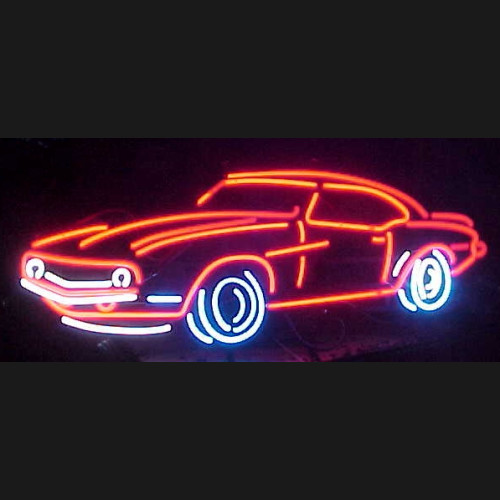 1969 Chevy Camaro Neon Auto Sign