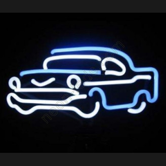 57 Chevy Car Neon Auto Sign