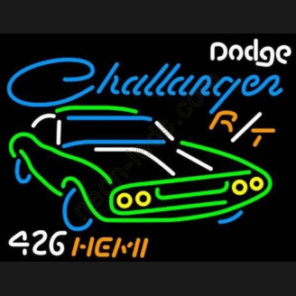 Dodge Challenger Hemi 426 Neon Auto Sign