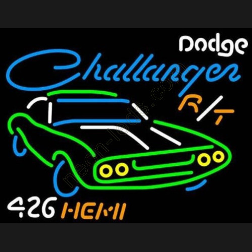 Dodge Challenger Hemi 426 Neon Auto Sign-WL-AUN18-1