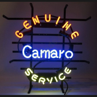 Camaro Ss Genuine Service Neon Auto Sign