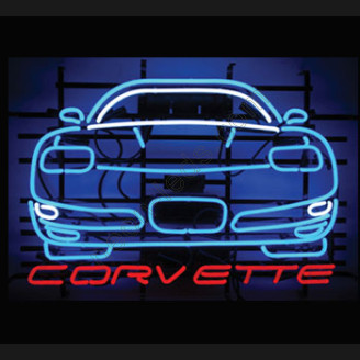 Corvette Neon Auto Sign