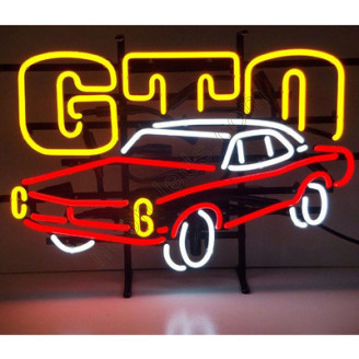 GM American Pontiac GTO Neon Auto Sign