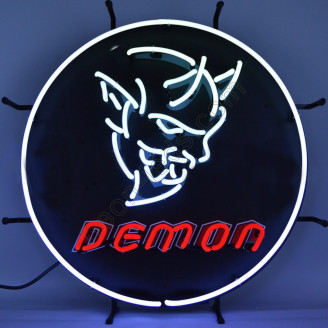 Dodge demon neon auto sign